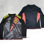 Camisola Mexico Goleiro 2024 Manga Comprida Preto