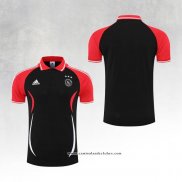 Camisola Polo del Ajax 22/23 Preto y Vermelho