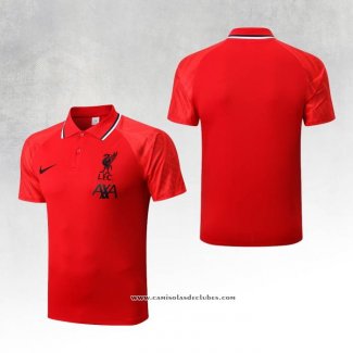 Camisola Polo del Liverpool 22/23 Vermelho