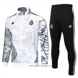 Jaqueta de Treinamento Real Madrid Dragon 24/25 Branco