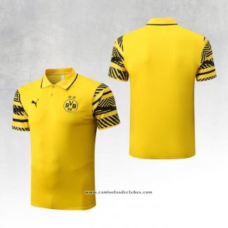 Camisola Polo del Dortmund 22/23 Amarelo