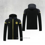 Jaqueta Hoodie Dortmund 24/25 Preto