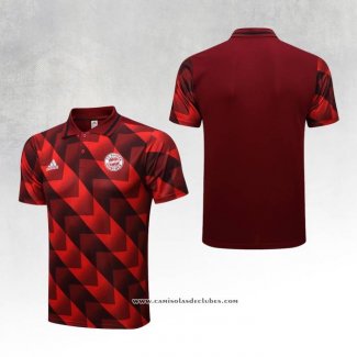 Camisola Polo del Bayern de Munique 22/23 Vermelho