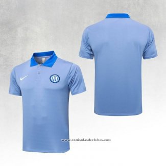 Camisola Polo del Inter de Milao 24/25 Azul