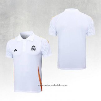 Camisola Polo del Real Madrid 2024/25 Branco