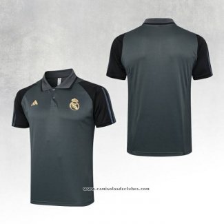 Camisola Polo del Real Madrid 23/24 Cinza