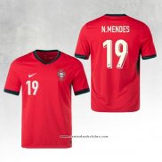 Camisola 1º Portugal Jogador N.Mendes 2024