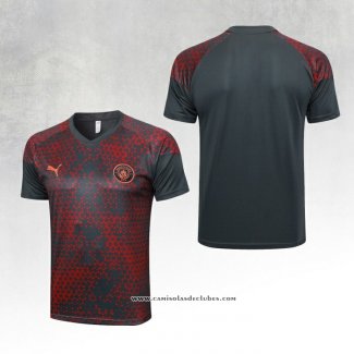 Camisola de Treinamento Manchester City 23/24 Vermelho