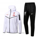 Fato de Treino Hoodie Liverpool 22/23 Branco