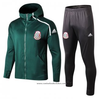 Fato de Treino Hoodie Mexico 22/23 Verde