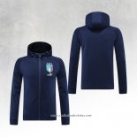 Jaqueta Hoodie Italia 22/23 Azul