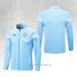 Jaqueta Manchester City 2022-2023 Azul Claro