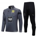 Sueter de Treinamento Dortmund 22/23 Cinza