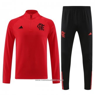 Sueter de Treinamento Flamengo 2023/24 Vermelho