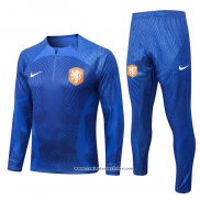 Sueter de Treinamento Holanda 22/23 Azul