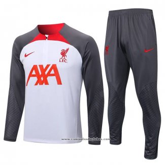 Sueter de Treinamento Liverpool 22/23 Branco