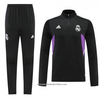 Sueter de Treinamento Real Madrid 22/23 Preto