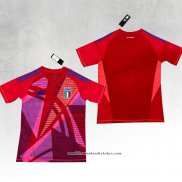 Camisola Italia Goleiro 24/25 Vermelho