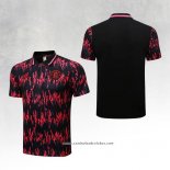 Camisola Polo del Manchester United 22/23 Preto y Vermelho