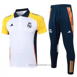 Conjunto Polo del Real Madrid 24/25 Branco