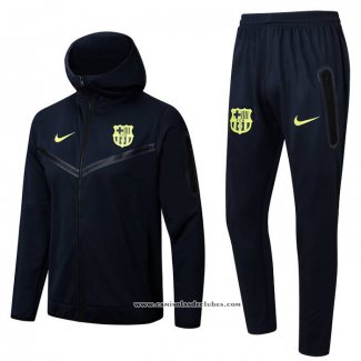 Fato de Treino Hoodie Barcelona 22/23 Azul