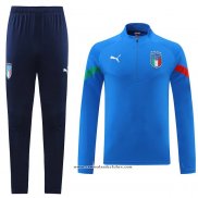 Sueter de Treinamento Italia 22/23 Azul