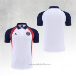 Camisola Polo del Paris Saint-Germain Jordan 22/23 Branco