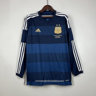 Camisola 2º Argentina Retro 2014 Manga Comprida