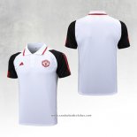 Camisola Polo del Manchester United 23/24 Branco