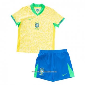 Camisola 1º Brasil 2024 Crianca