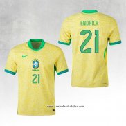 Camisola 1º Brasil Jogador Endrick 2024