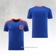 Camisola de Treinamento Holanda 2024/25 Azul