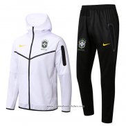 Fato de Treino Hoodie Brasil 22/23 Branco