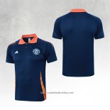 Camisola Polo del Manchester United 24/25 Azul