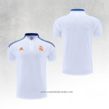 Camisola Polo del Real Madrid 22/23 Branco y Azul