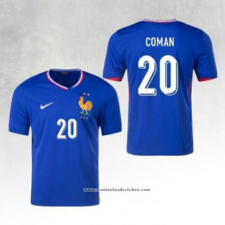 Camisola 1º Franca Jogador Coman 2024