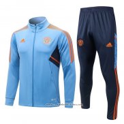 Jaqueta de Treinamento Manchester United 22/23 Azul