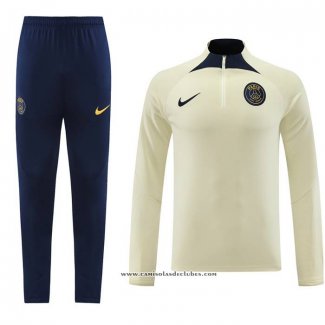 Sueter de Treinamento Paris Saint-Germain 2023/24 Amarelo