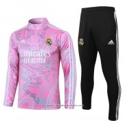 Sueter de Treinamento Real Madrid 23/24 Crianca Rosa