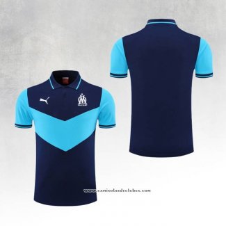 Camisola Polo del Olympique Marsella 22/23 Azul Marino