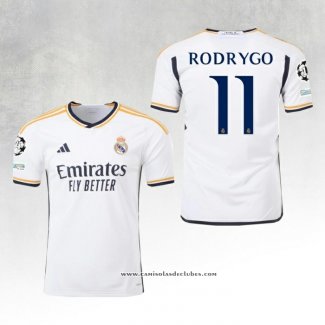 Camisola 1º Real Madrid Jogador Rodrygo 23/24