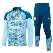 Sueter de Treinamento Manchester City 2023/24 Azul