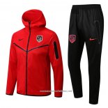 Fato de Treino Hoodie Atletico Madrid 22/23 Vermelho