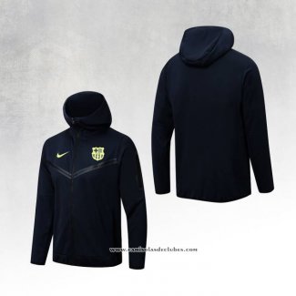 Jaqueta Hoodie Barcelona 22/23 Azul