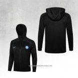 Jaqueta Hoodie Inter de Milao 24/25 Preto