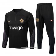 Sueter de Treinamento Chelsea 22/23 Preto