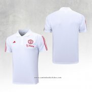Camisola Polo del Manchester United 2023/24 Branco
