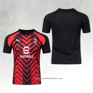 Camisola Pre Match del AC Milao 2023 Vermelho