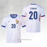 Camisola 2º Franca Jogador Coman 2024