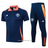 Conjunto Polo del Manchester United 24/25 Azul